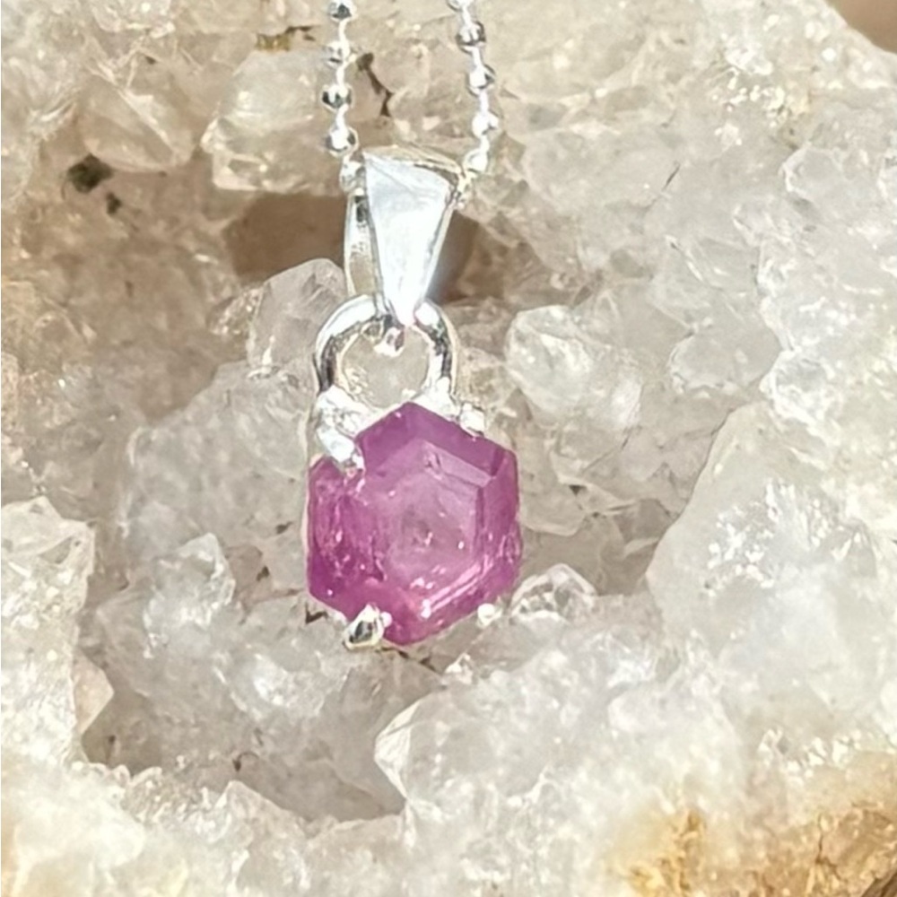 Ruby Stalactite Necklace - Picture 11 of 12
